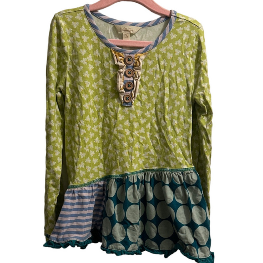 Matilda Jane Lime and Teal Long Sleeve Tee